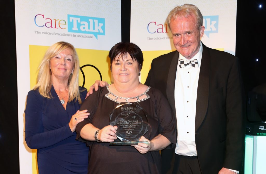 Brave Harrogate carer receives award